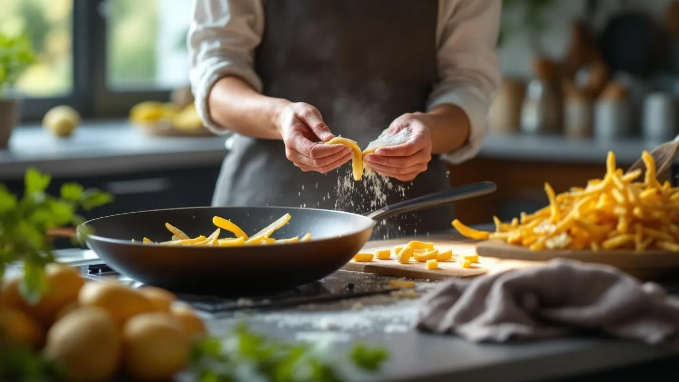 Het maïzena-effect: Waarom dit keukenkast-ingrediënt de sleutel is tot knapperige frites