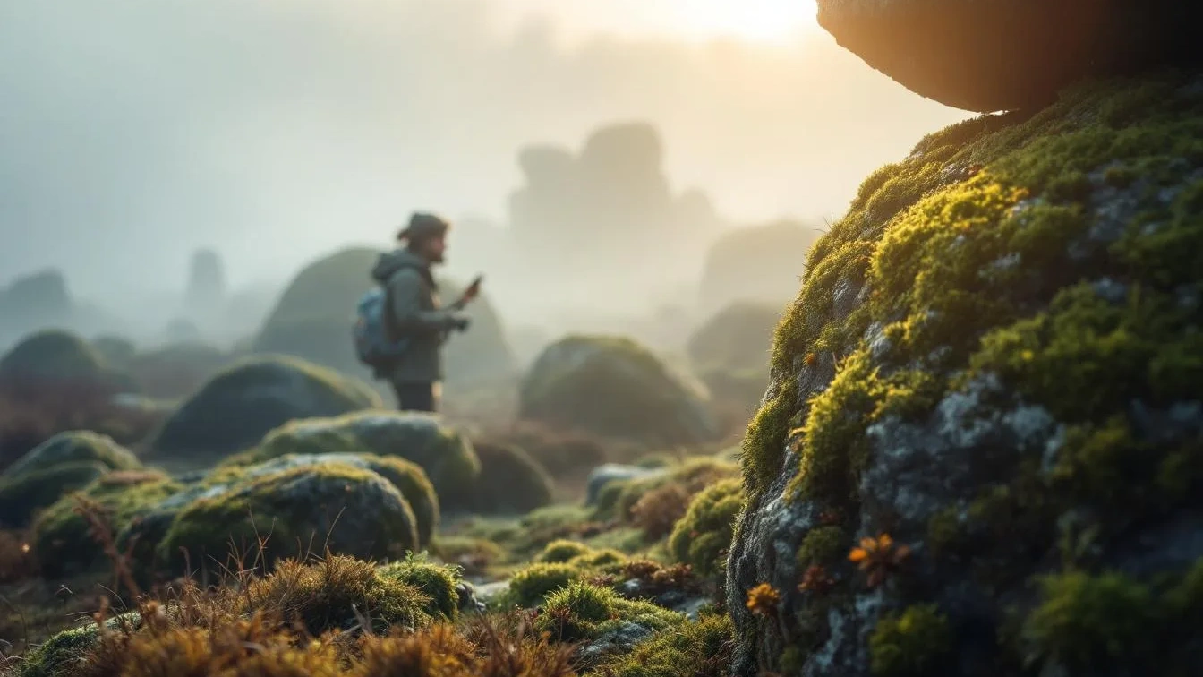 Het mysterie van de hunebedden: Waarom ze in de maartse ochtendmist een andere kleur lijken te hebben